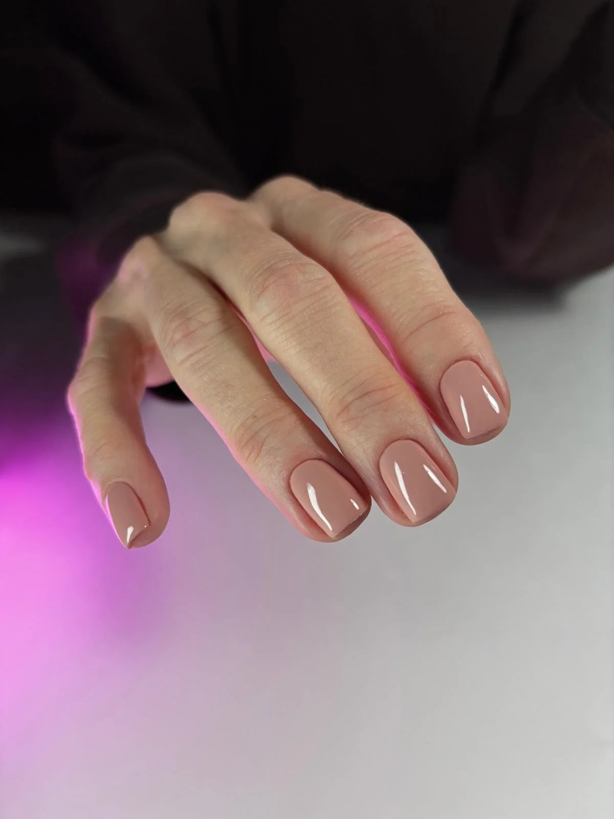 Russian manicure with hard gel #4.jpeg