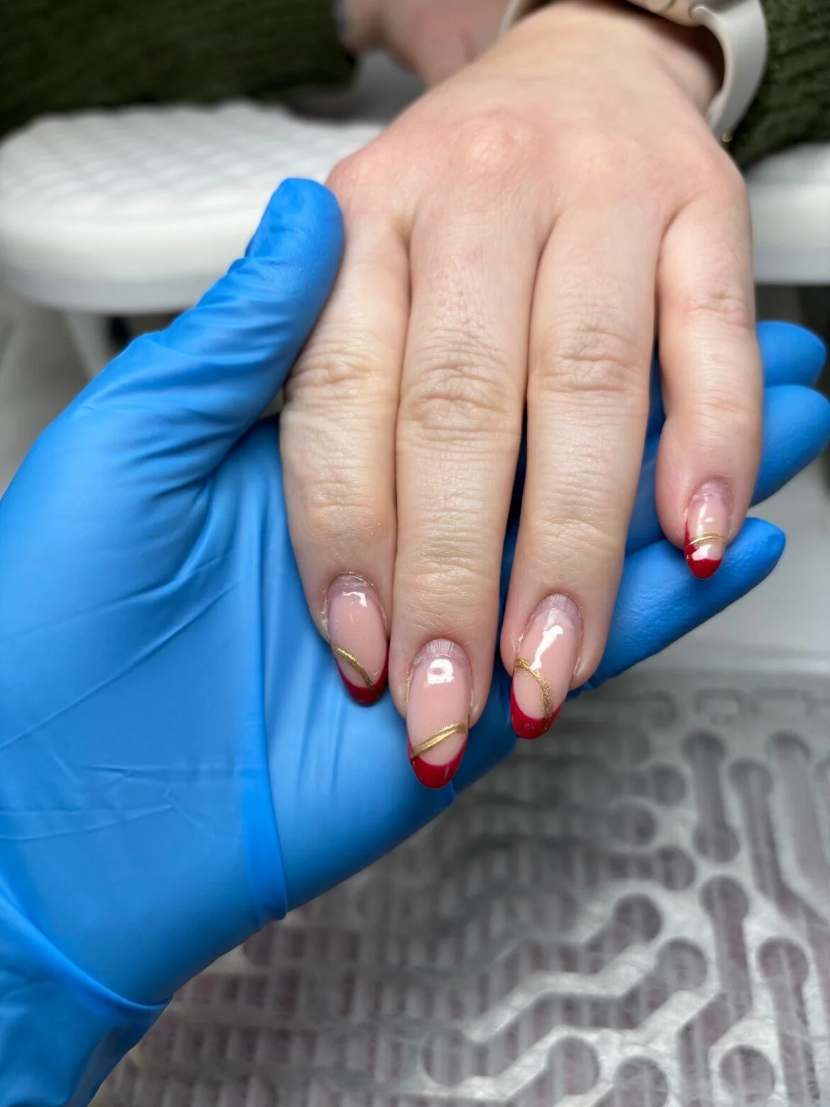 Natural nail growth and stabilization after hard gel manicure restoration showing improved cuticle health and structural balance in Richmond Virginia