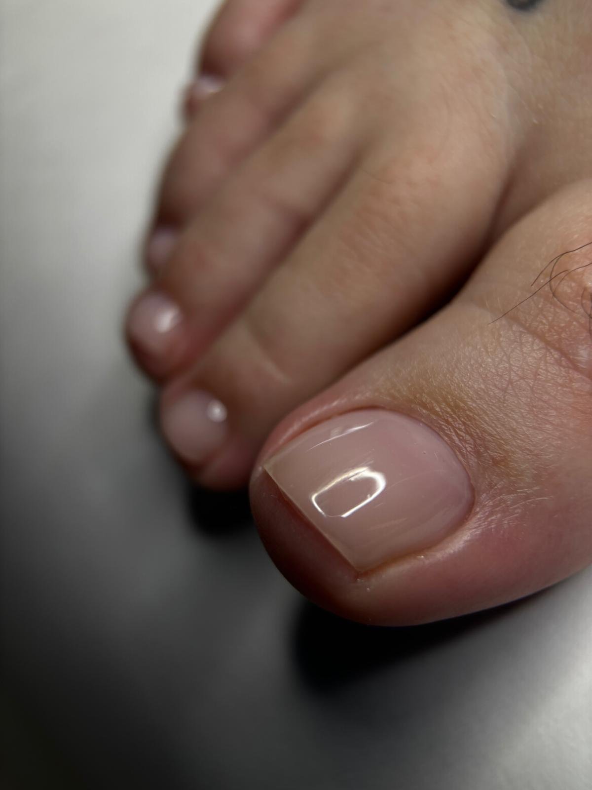 Russian Pedicure with Regular Polish