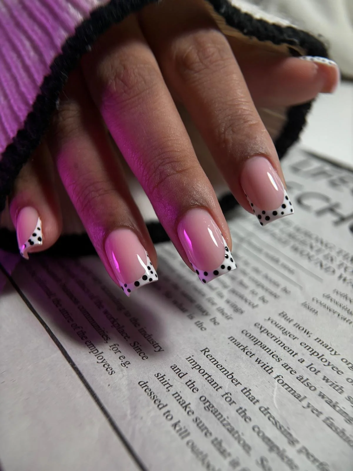 Frenh tips and s imple design on all nails.jpeg