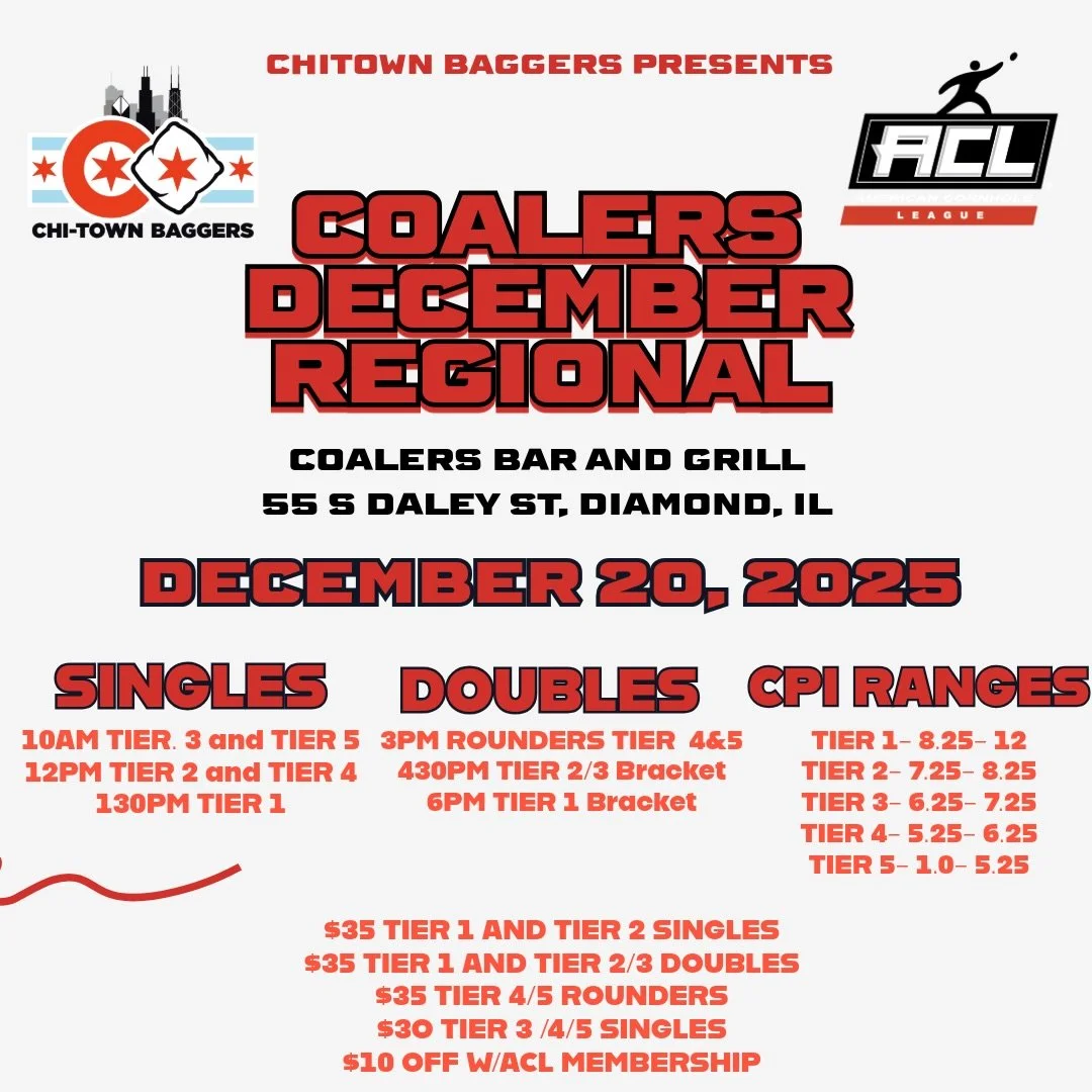 We will be at Coalers this Saturday! It&rsquo;s going to be a great time and there will be cheap beer! Registration is now open! #Coalers #Chitownbaggers #Cornhole #DiamondIL