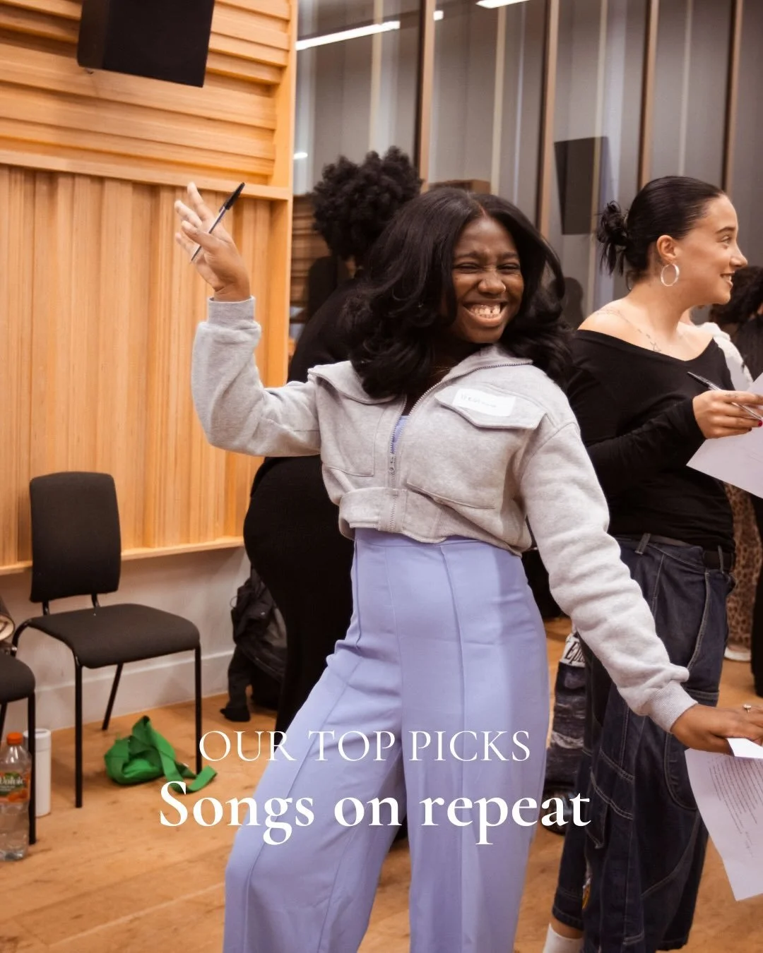 We asked some of our Choir members what songs they&rsquo;ve had on repeat this month 💜

Anyone else listening to any of these? ✨

📸 @photyraphy_