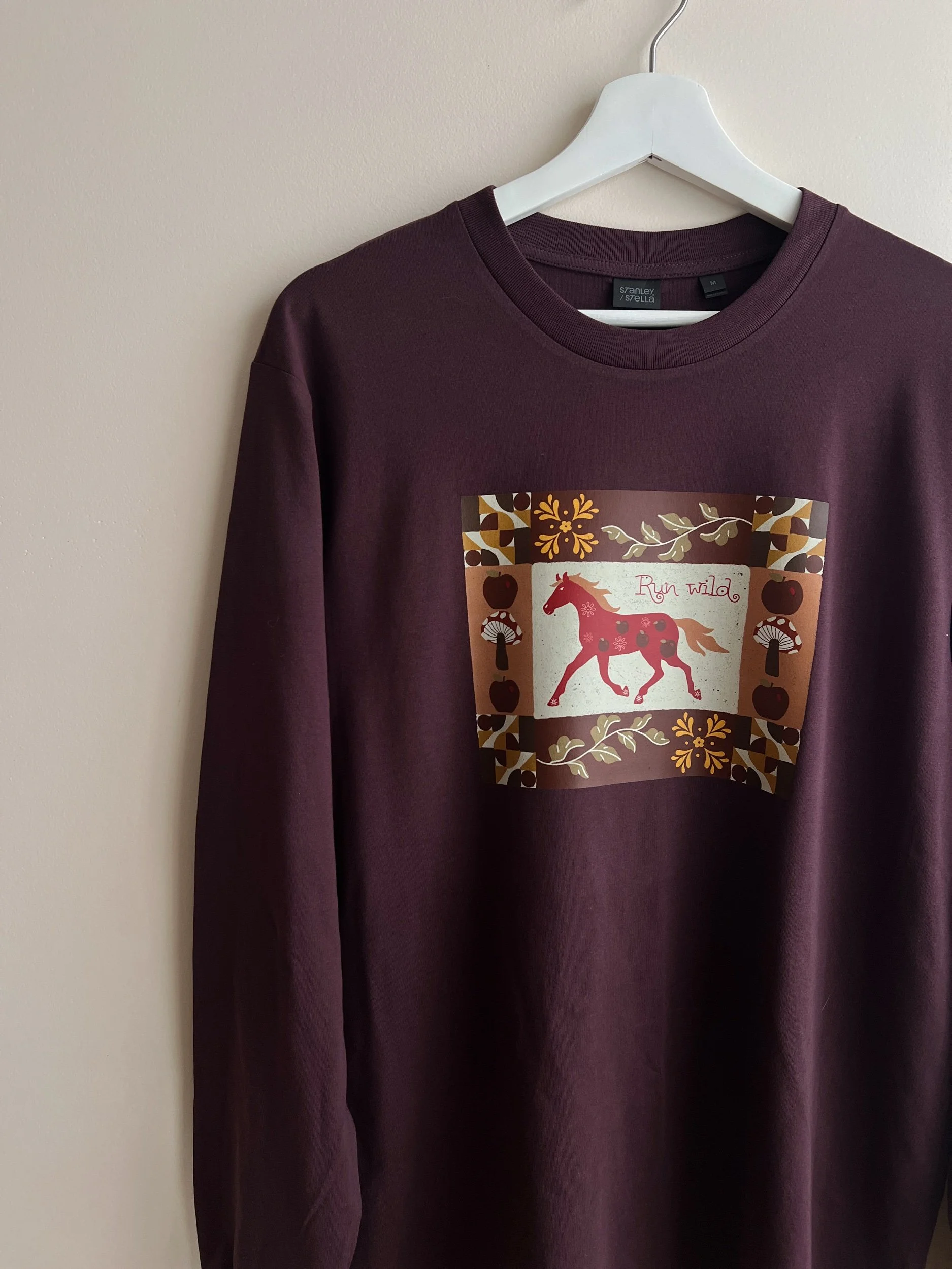 Run Wild Horse Long Sleeve