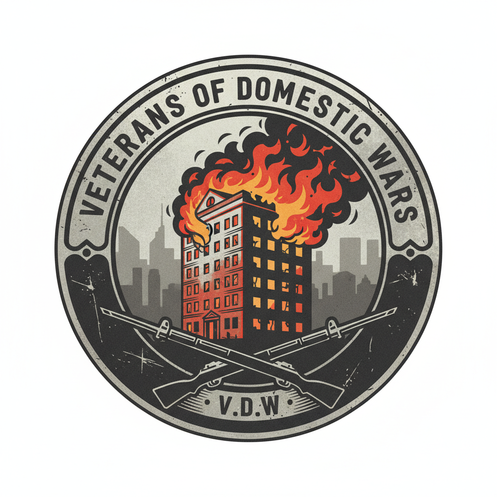 Fictional Logo for Veterans of Domestic Wars