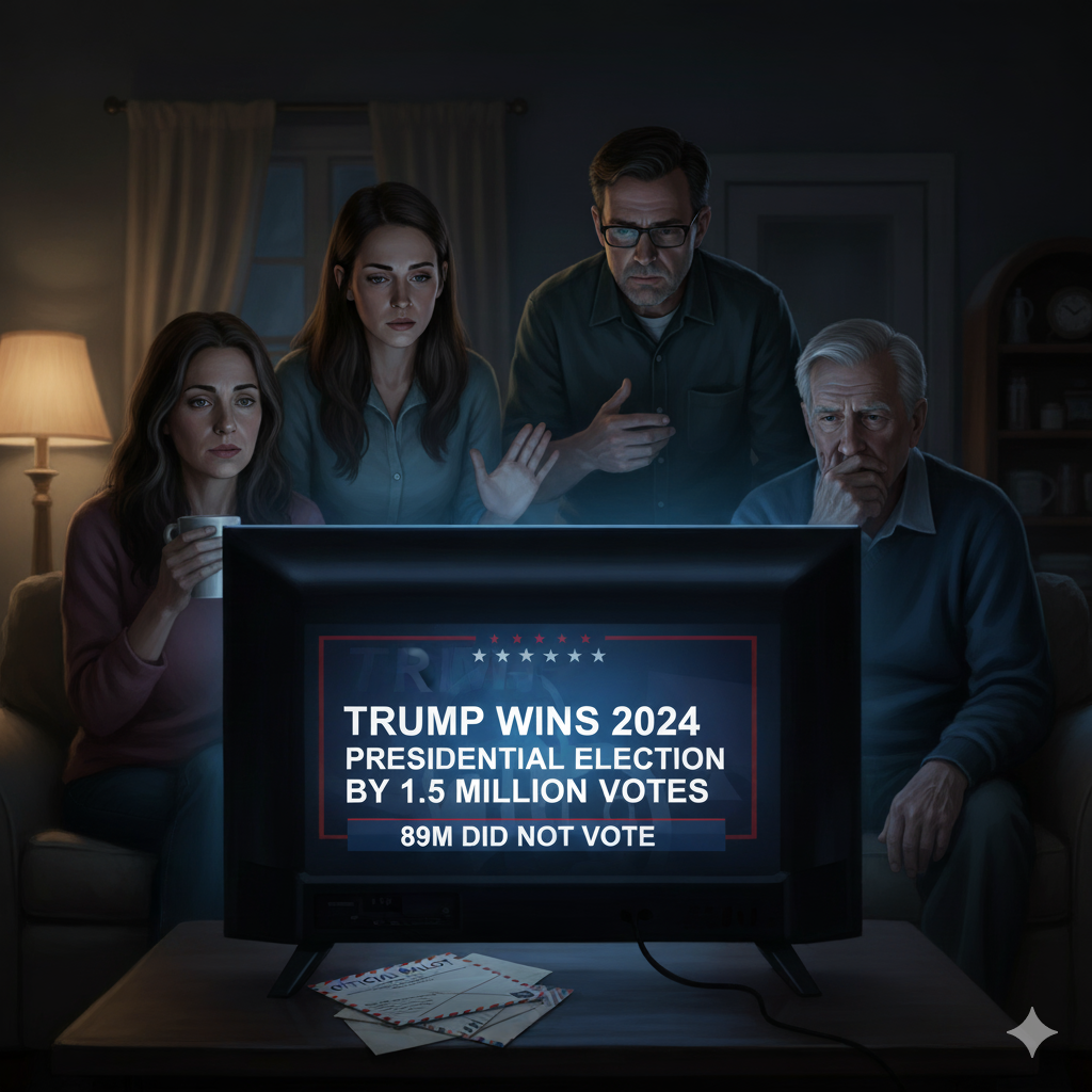 Concerned voters on the news Trump won election