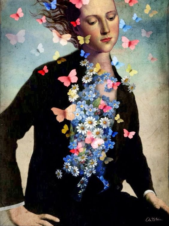 "Spring Awakening" by digital artist, Catrin Welz-Stein