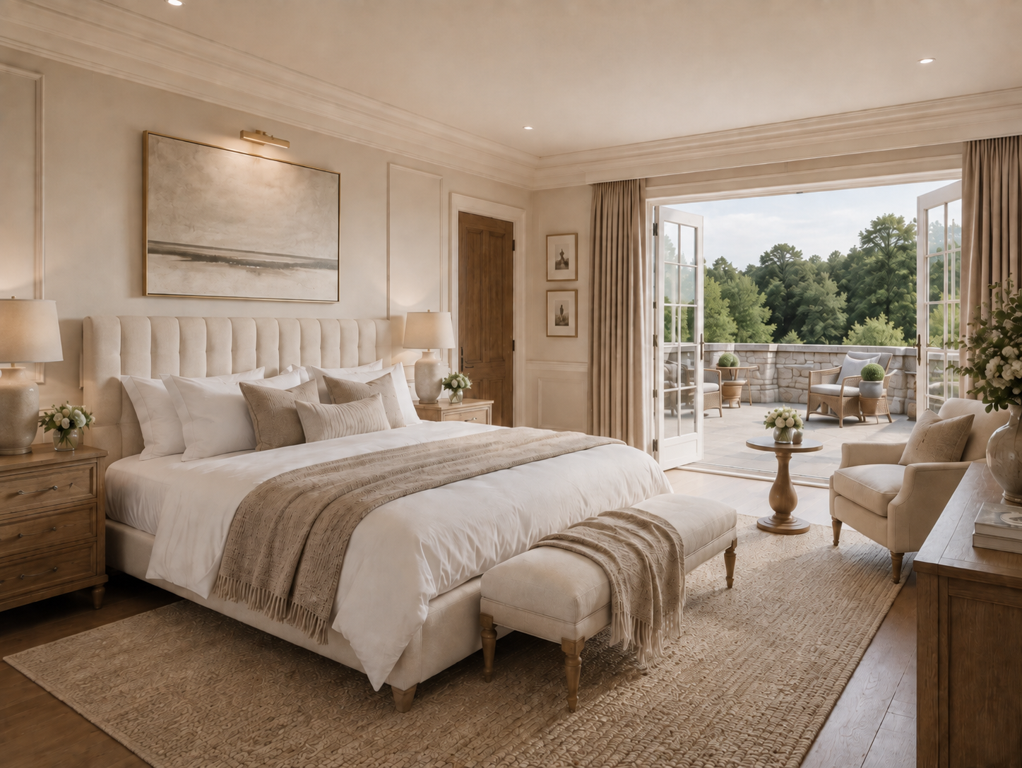 The Farmhouse will feature five luxury bedrooms 