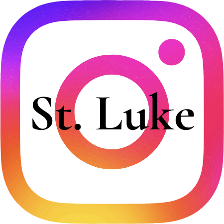 Instagram logo with text 'St. Luke' across it
