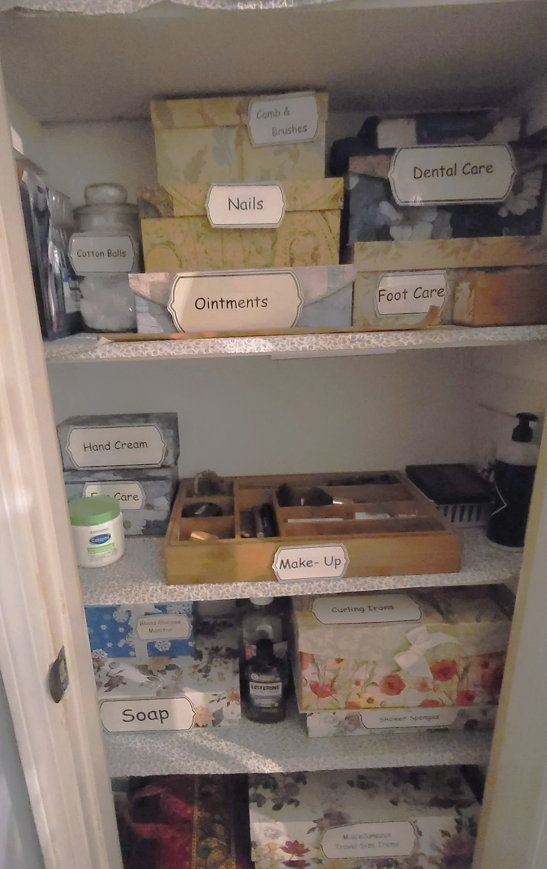 Bathroom Organization