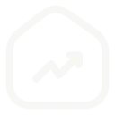 A pixelated black shape on a white background