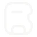 Black and white gear icon with a question mark inside