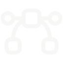 Part of a website footer with contact information, navigation links, and legal notices on a dark background, showcasing the work of a Squarespace website designer