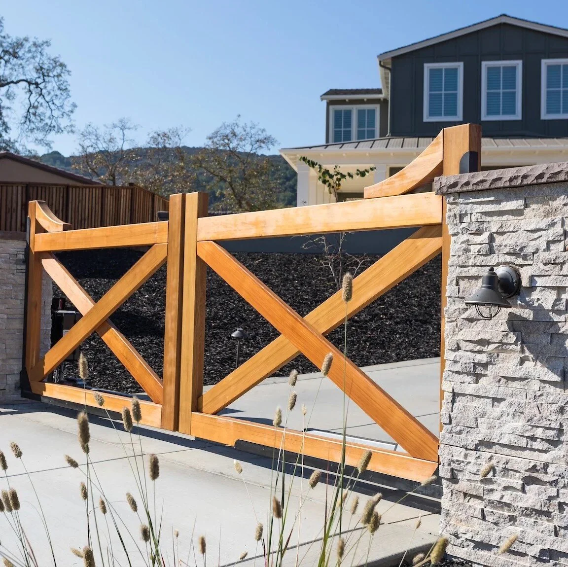 New custom gate installation in Gatesville, TX.