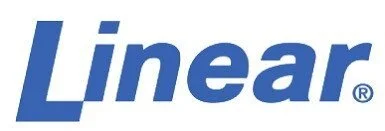 Garage Door Brand The word 'Linear' in blue text
