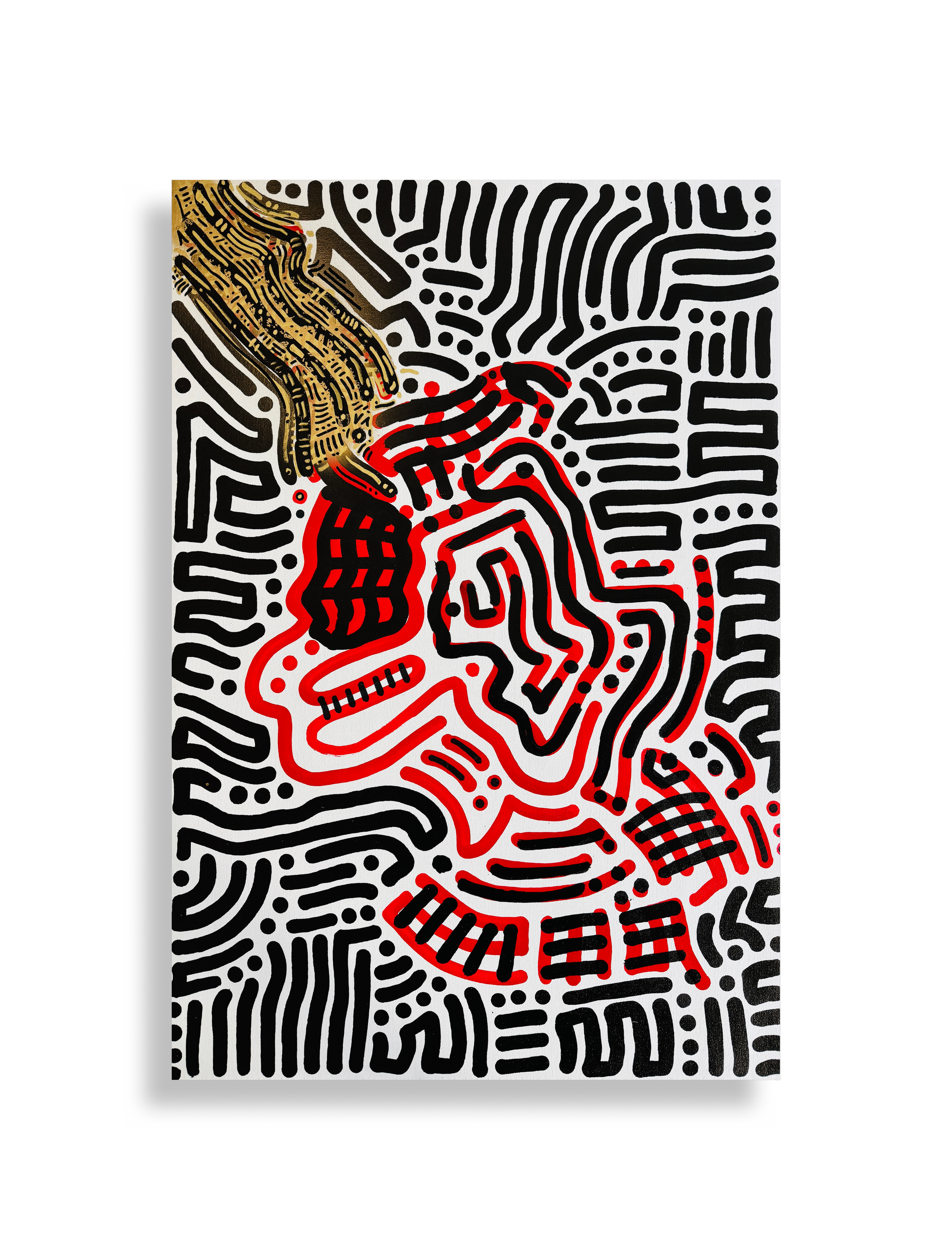 THE_ORIGINAL_VAULT // #109 = “WARRIOR2” (36IN X 24IN // 91.44CM X 60.96CM)