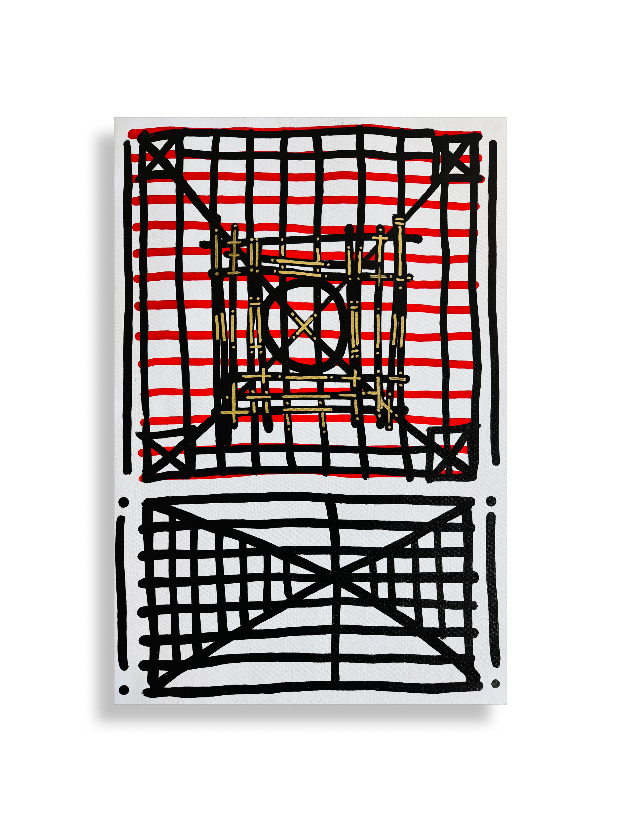 THE_ORIGINAL_VAULT // #110 = “CDP_2/3_MANDALA” (36IN X 24IN // 91.44CM X 60.96CM)