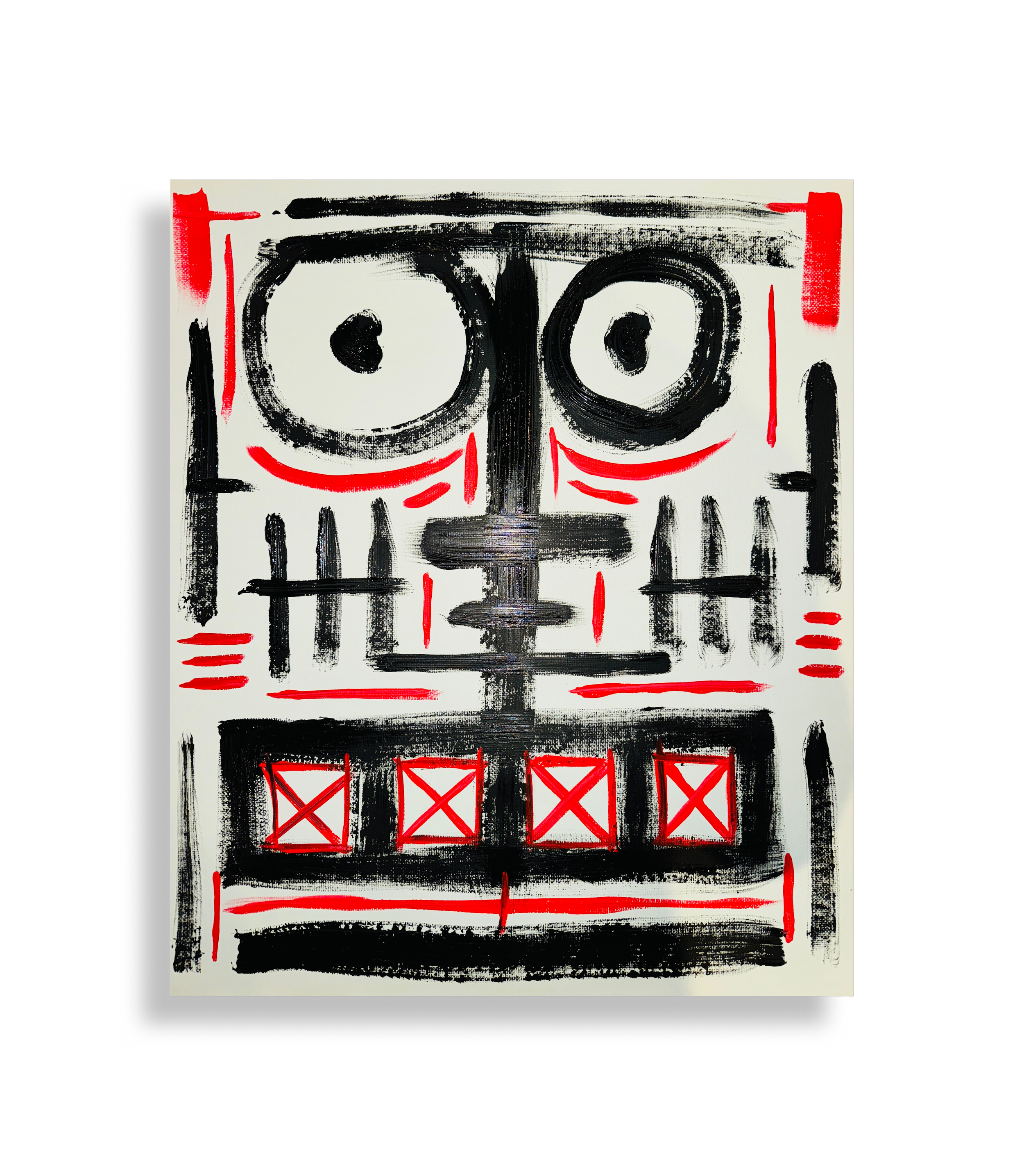 THE_ORIGINAL_VAULT // #129 = "MAN_W/RED_BRACES" (25IN X 21IN // 63.5CM X 53.34CM)