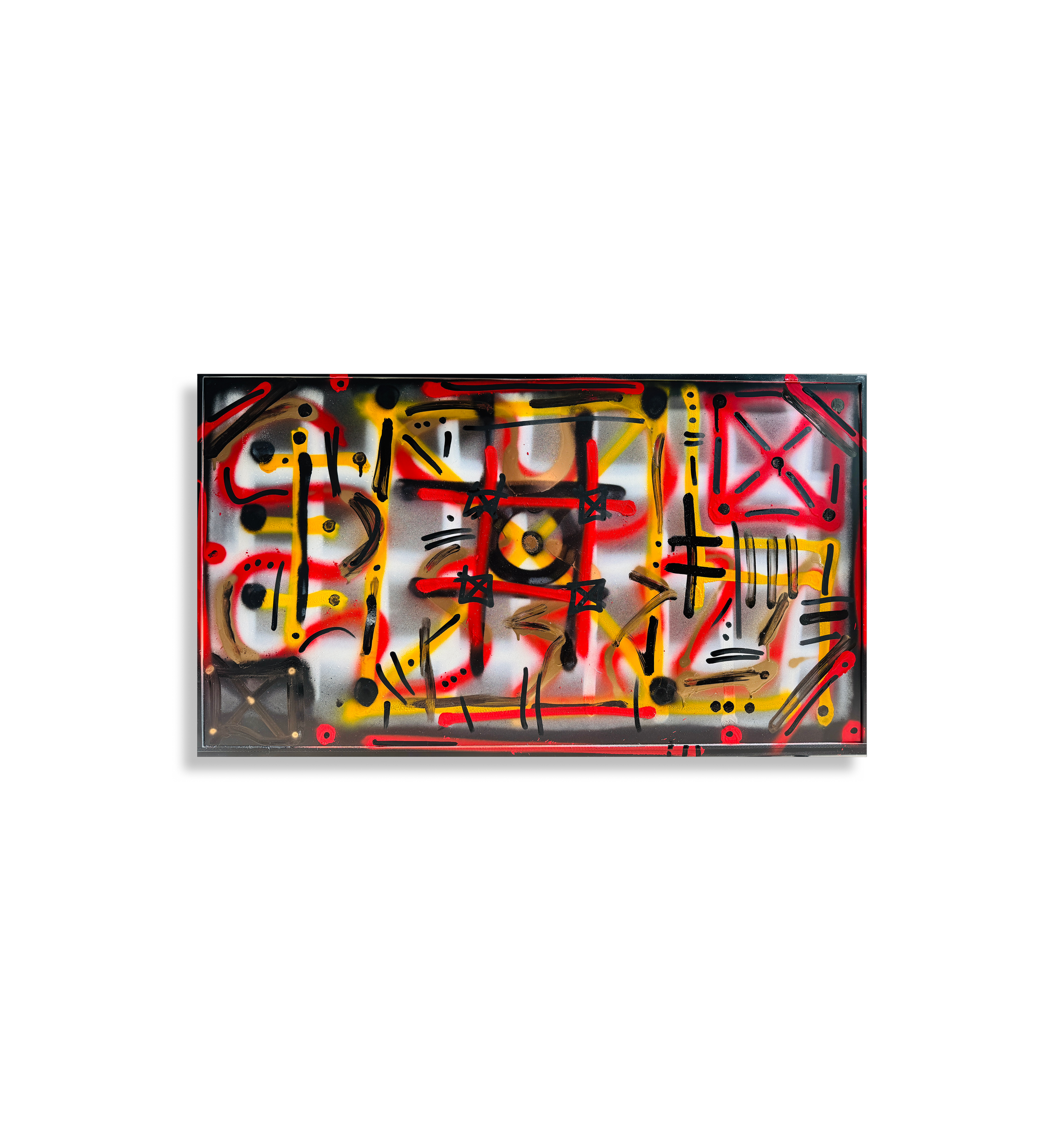 THE_ORIGINAL_VAULT // #131 = "GRAFFITI_FLATSCREEN" (35.5IN X 20.5IN // 90.17CM X 52.07CM)