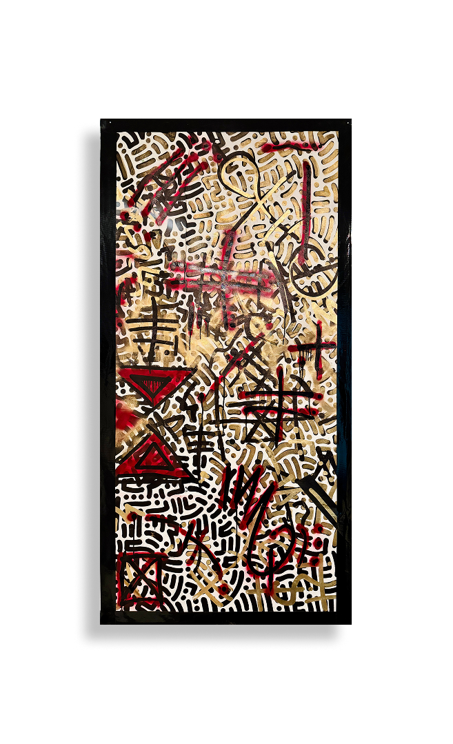 100_ORIGINALS // #072 = "ROCK_BOTTOM" (61IN X 30IN // 154.94CM X 76.2CM)