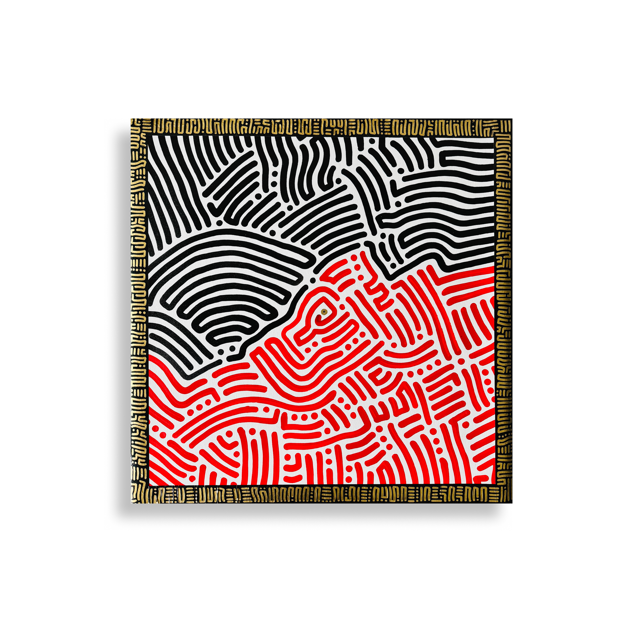 THE_ORIGINAL_VAULT // #113 = “SUPPINE_WARRIOR” (36IN X 36IN // 91.44CM X 91.44CM)