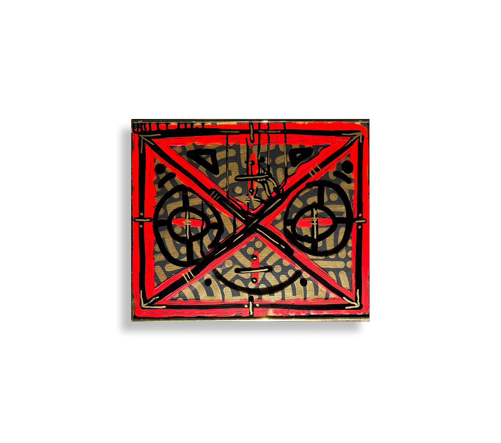 THE_ORIGINAL_VAULT // #121 = “EVAPORATION_MAN” (19.5IN X 16IN// 49.53CM X 40.64CM)