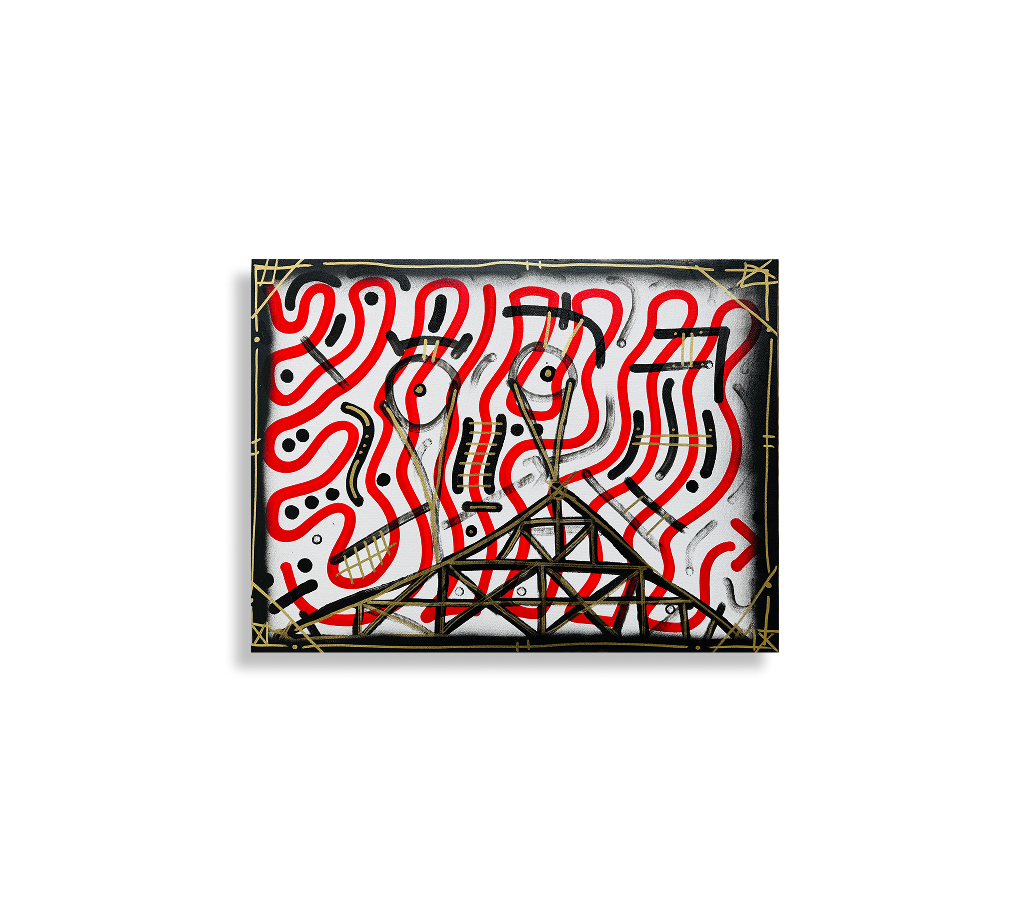 THE_ORIGINAL_VAULT // #122 = “PYRAMID_FACE” (24IN X 18IN // 60.96CM X 45.72CM)