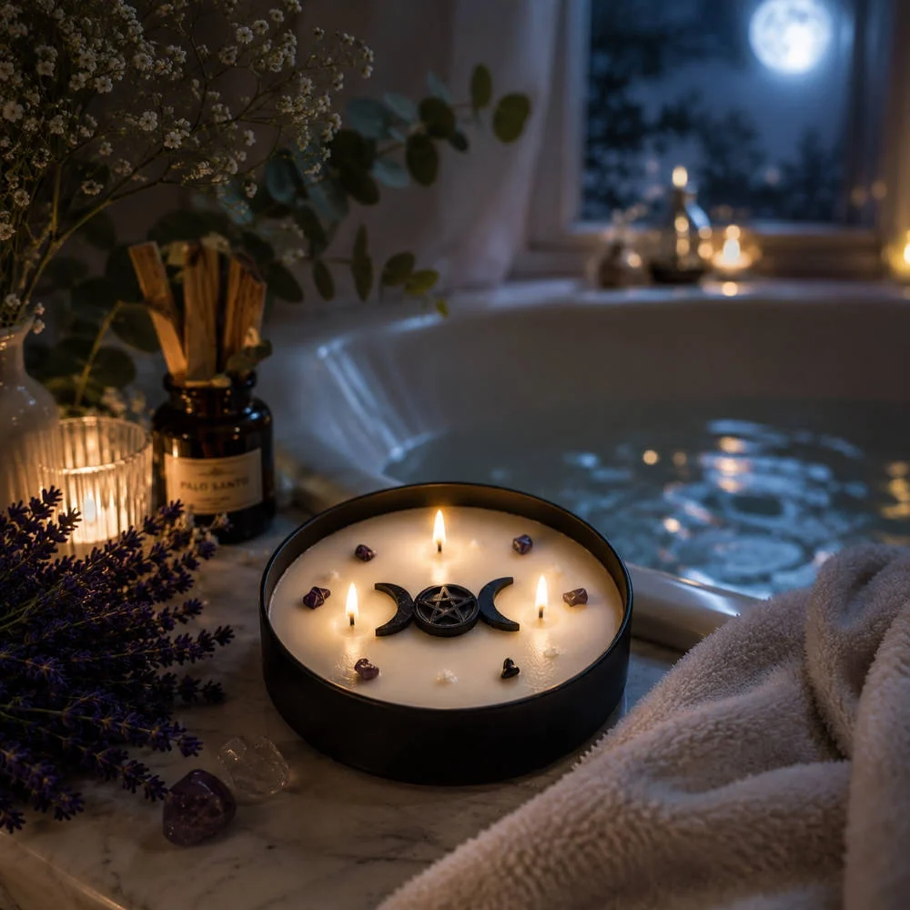 Palo Santo and Lavender Candle 3.webp