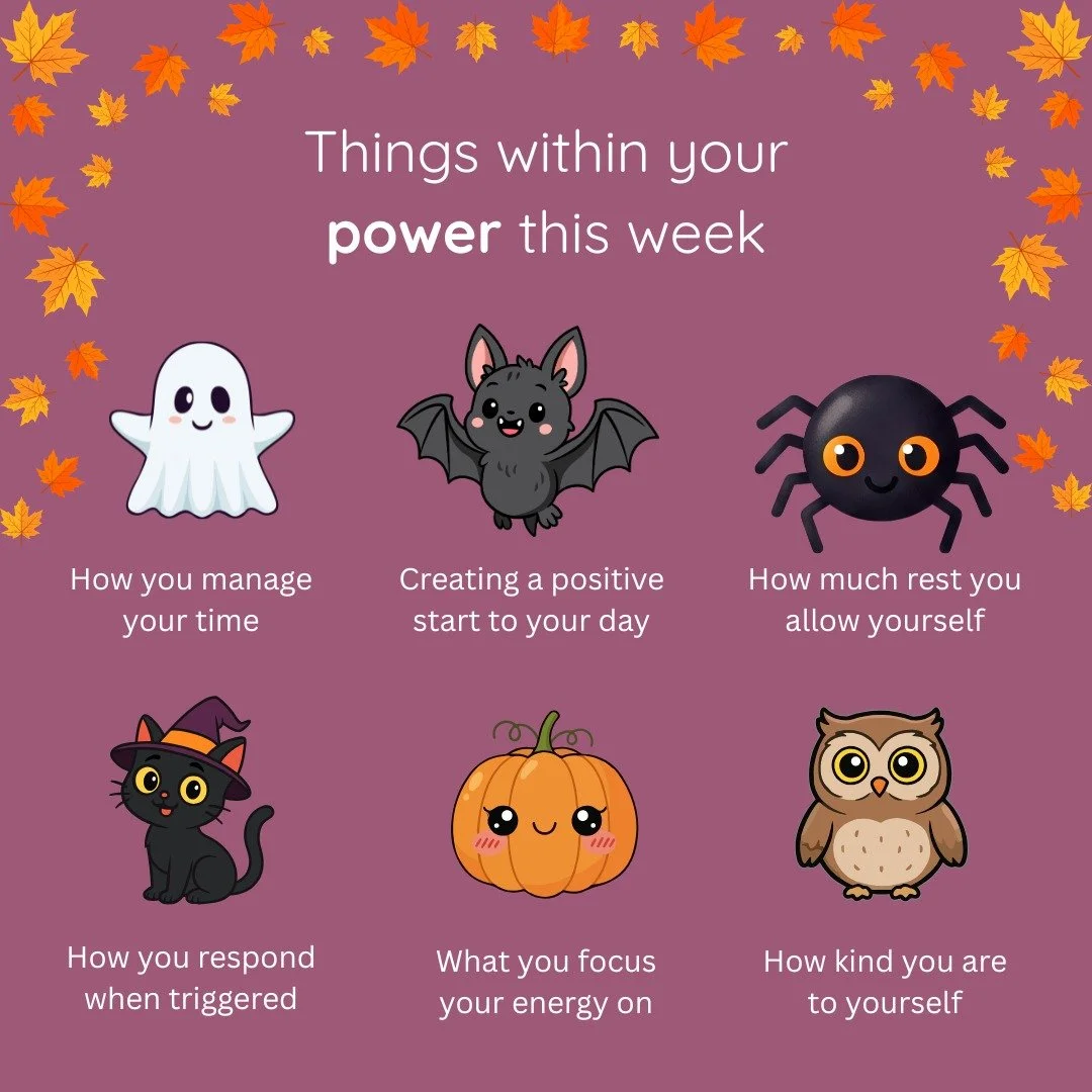 ✨ Here&rsquo;s a little reminder for the week ahead&hellip;

You can&rsquo;t control everything, but you can control how you show up for yourself.

This week, focus on what&rsquo;s within your power &mdash; your energy, your mindset, and your kindnes