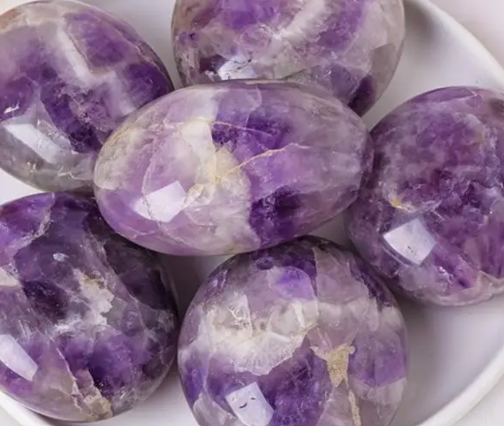 Amethyst Tumblestone Double Banded Group.png
