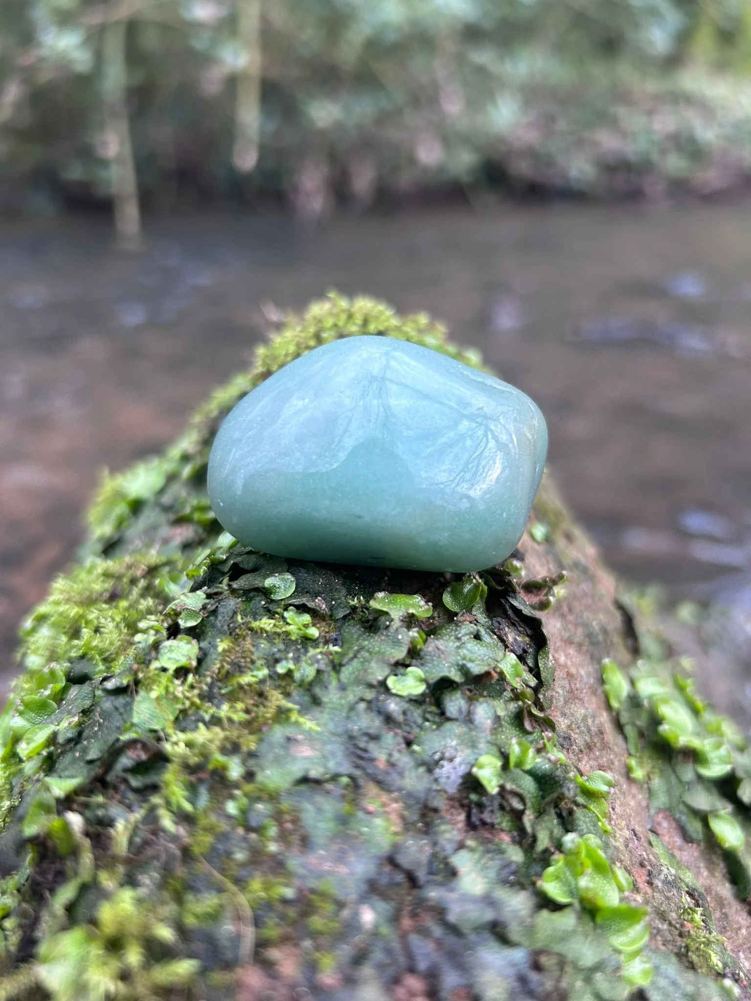 Green Aventurine Polished Tumblestone Healing Crystal