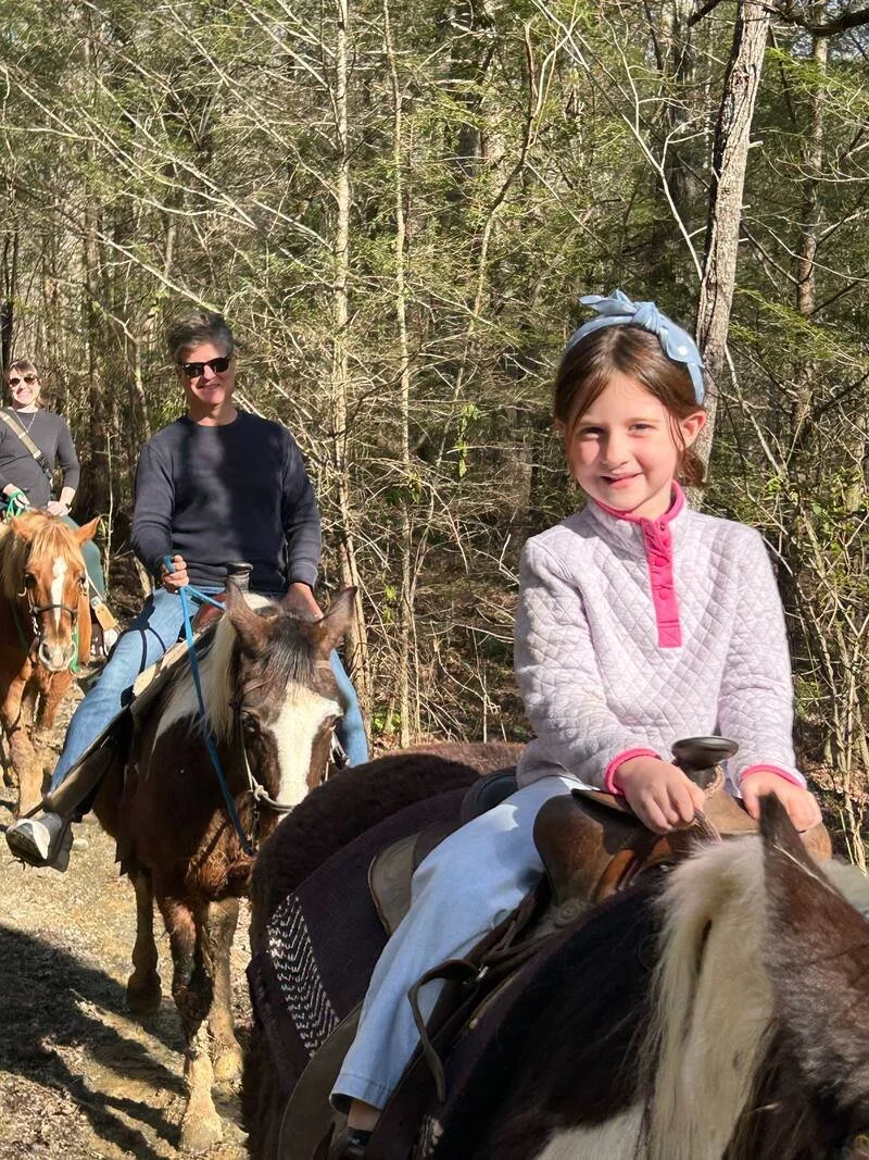 Horseback Riding at Davy Crockett Stables in Townsend