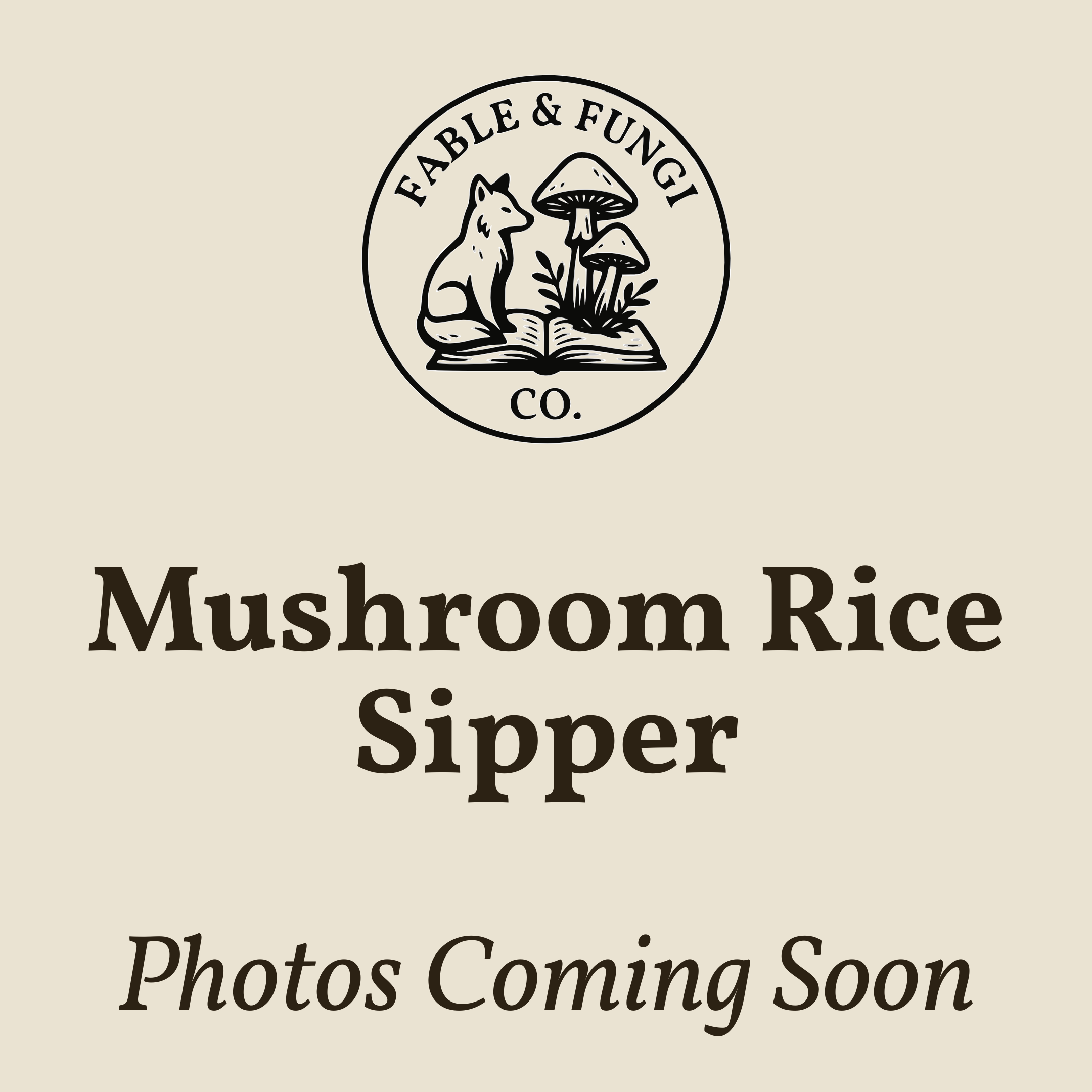 Mushroom Rice Sipper