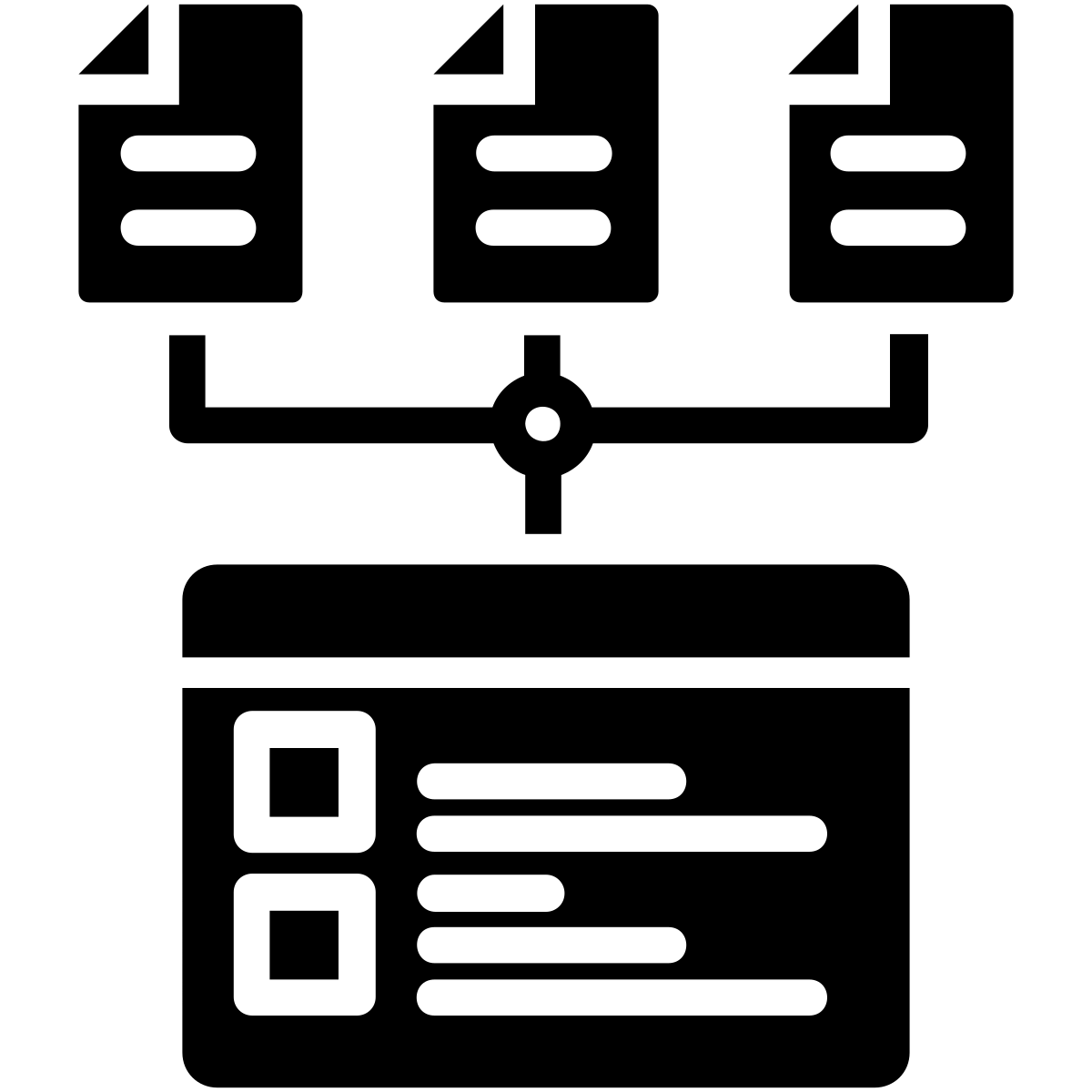 A digital illustration of a computer with a blue screen, keyboard, and mouse on a desk.