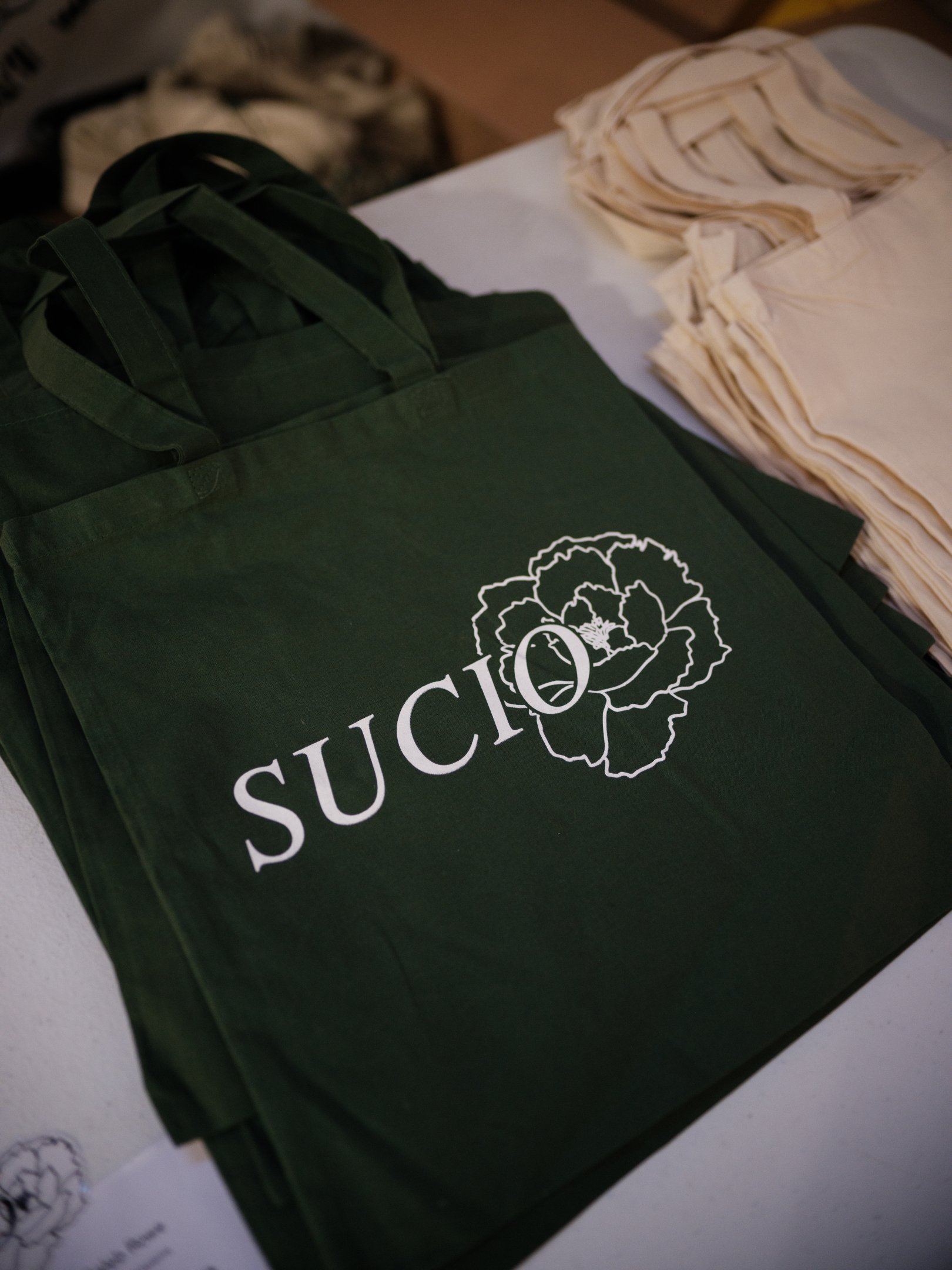 Sucio Flower Tote Bag