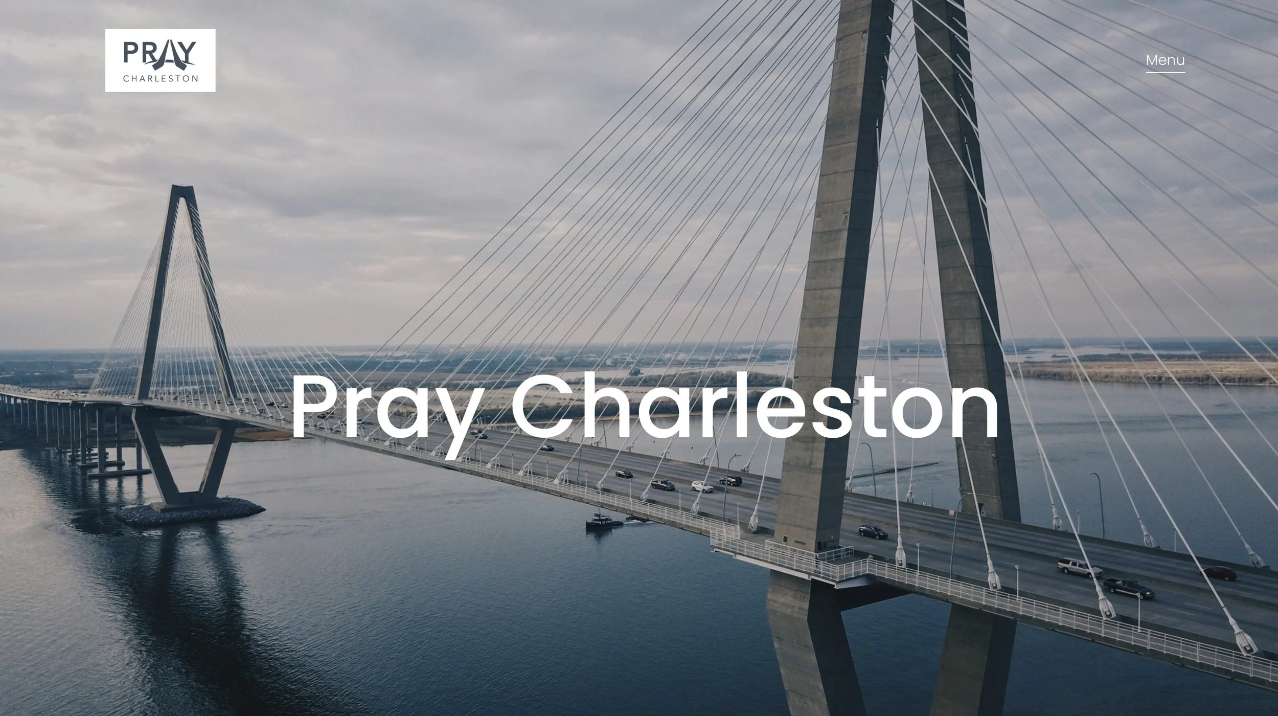 Ravenel Bridge from Charleston to Mt. Pleasant.