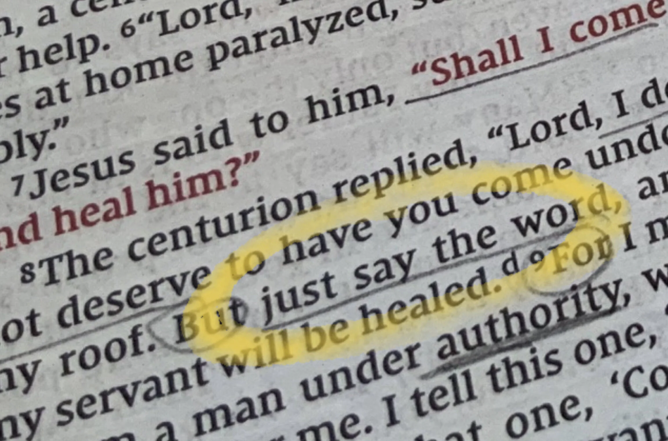 Jesus Is Lord Over Disease | Matt 8: 5-17 
