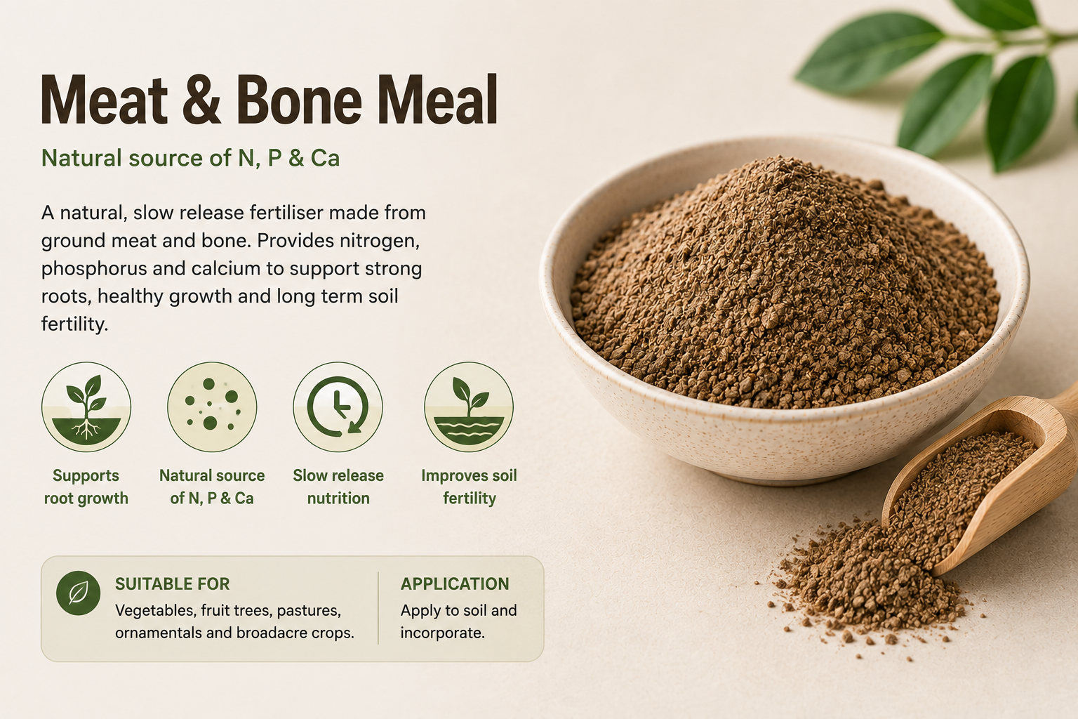 Meat & Bone Meal (MBM) – Organic Nitrogen & Phosphorus Fertiliser