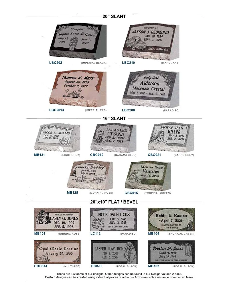 Junior Marker Memorials