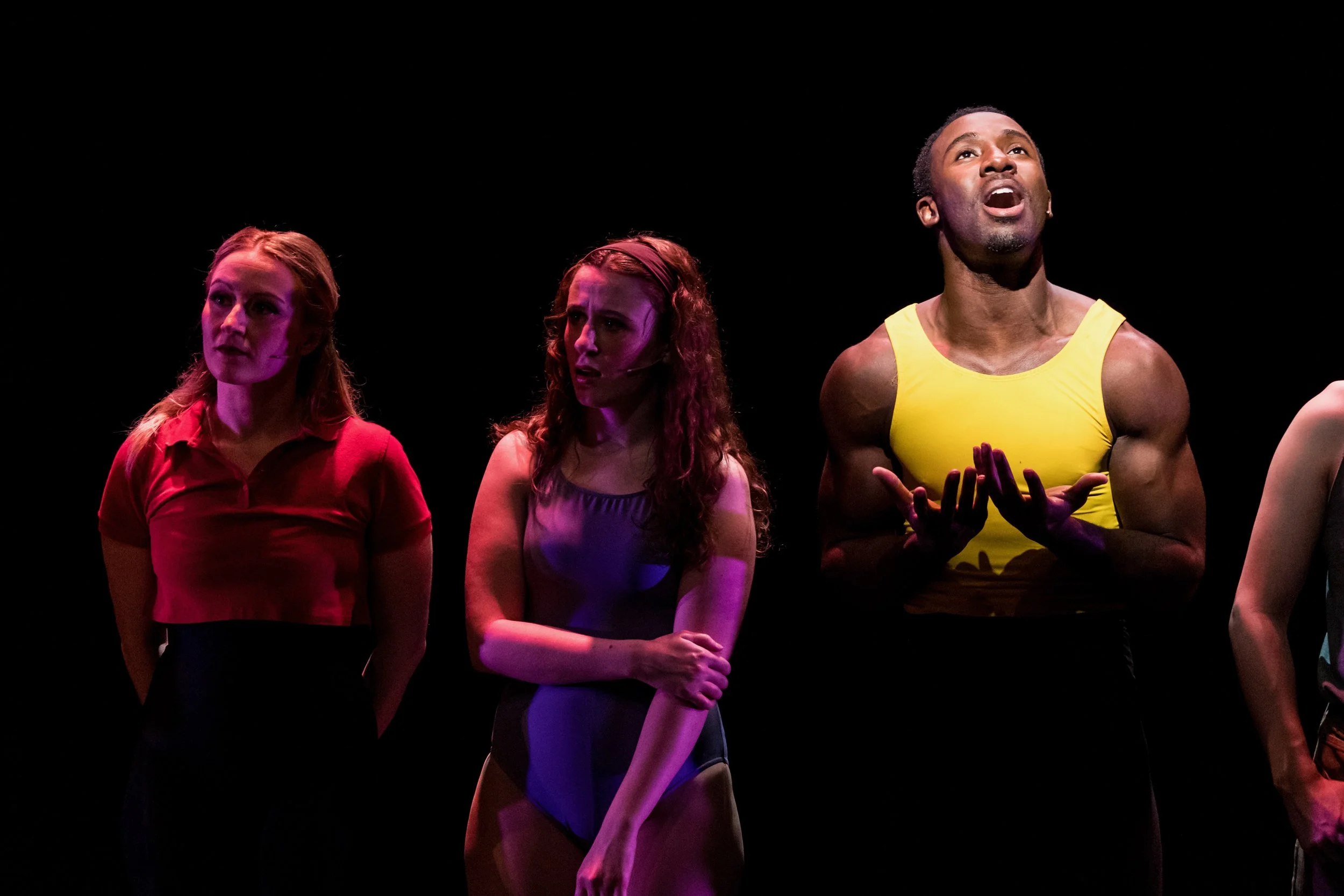 A Chorus Line Production Photos _ Courtesy of Dan Norman_Leighann Bibb Colin, Helene Rosborough, Chris Owusu.jpg