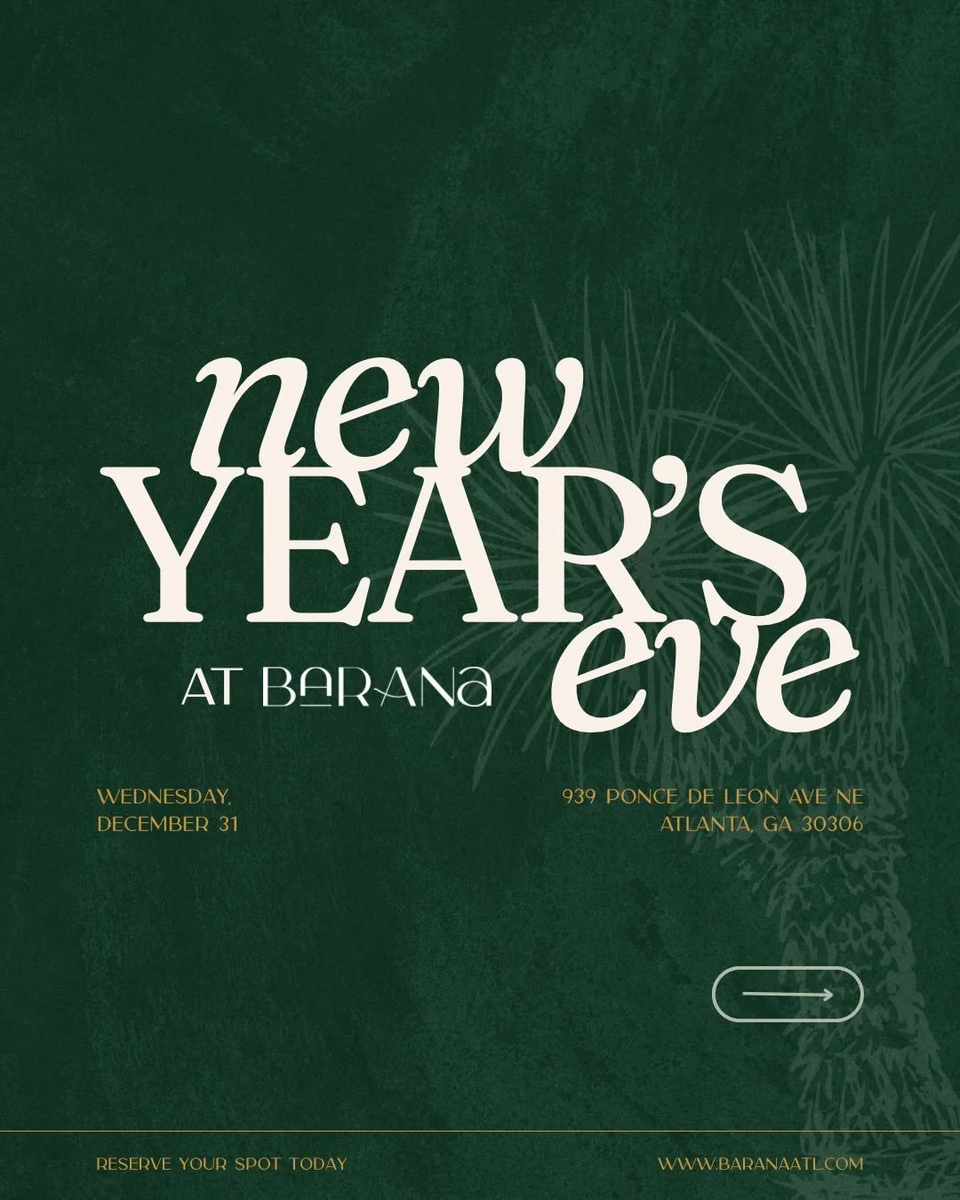 New Year&rsquo;s Eve at Bar ANA 🥂

Two ways to celebrate. One night to remember.

We start with The Last Course, a 3-course tasting experience at 7 pm for $60 per person, with an optional $40 curated drink pairing.

Then we ease into The First Pour,