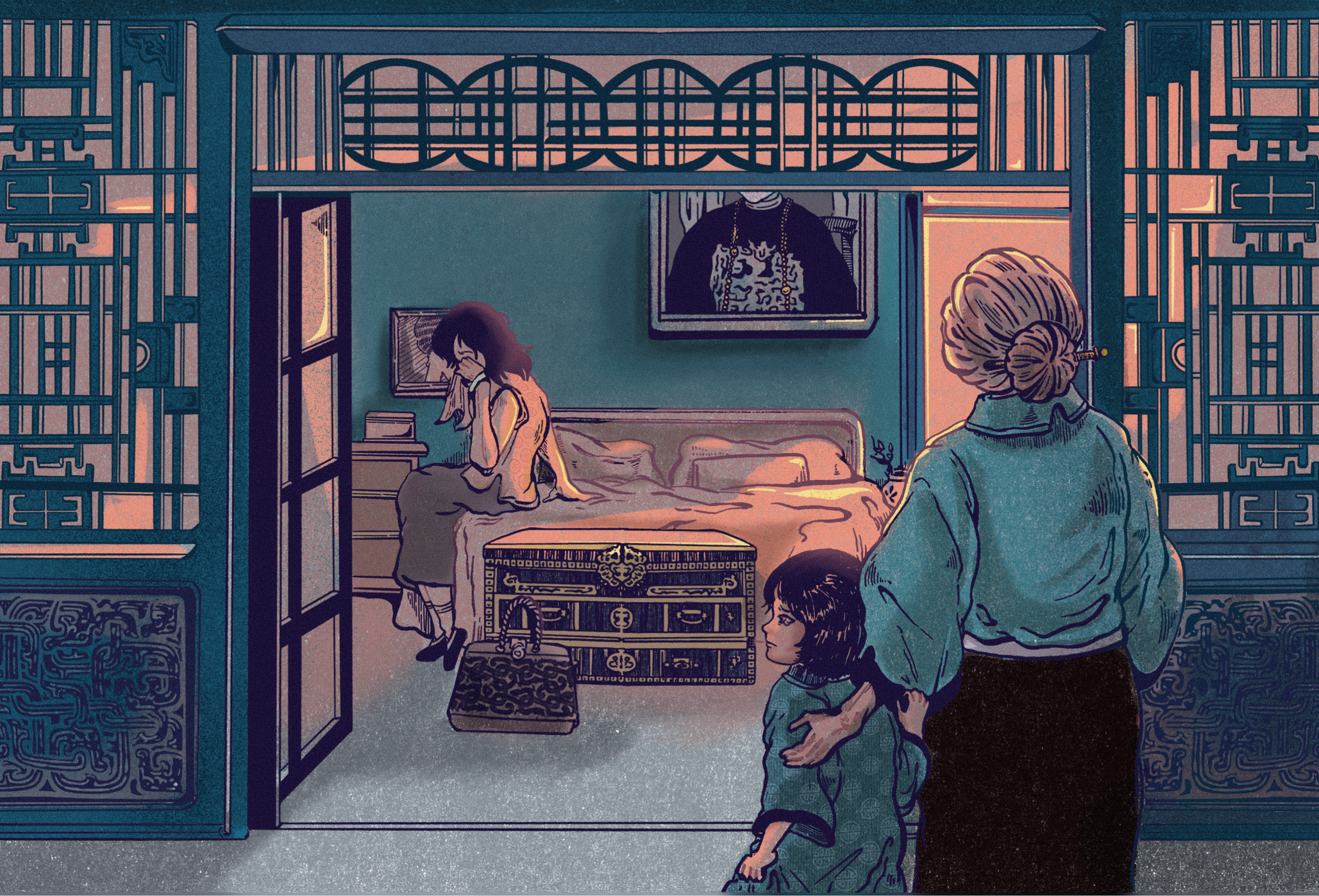 1: Julie's mother, Rachel, is departing from the family. 