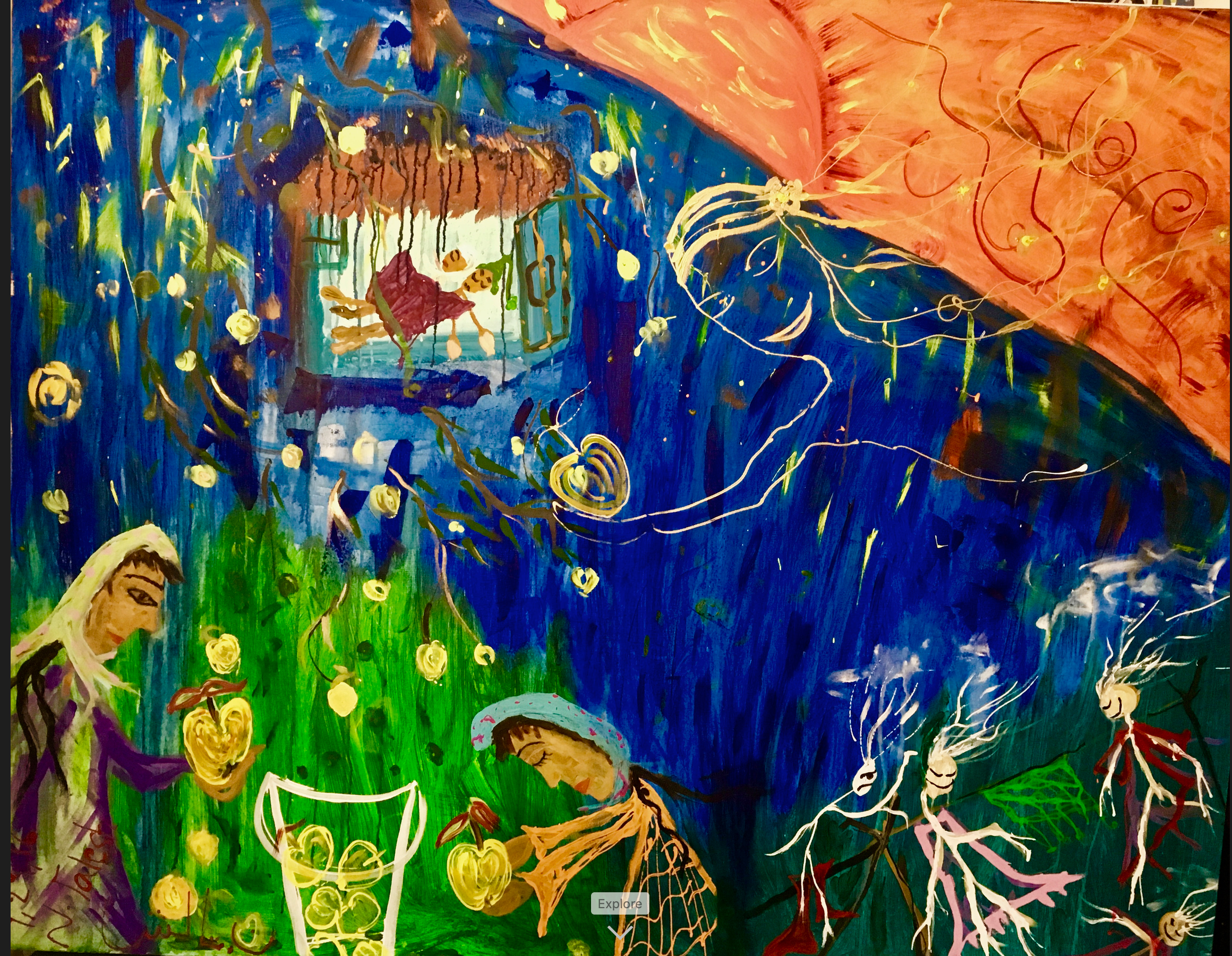 Garmij; Acrylic on canvas; 60x80 in