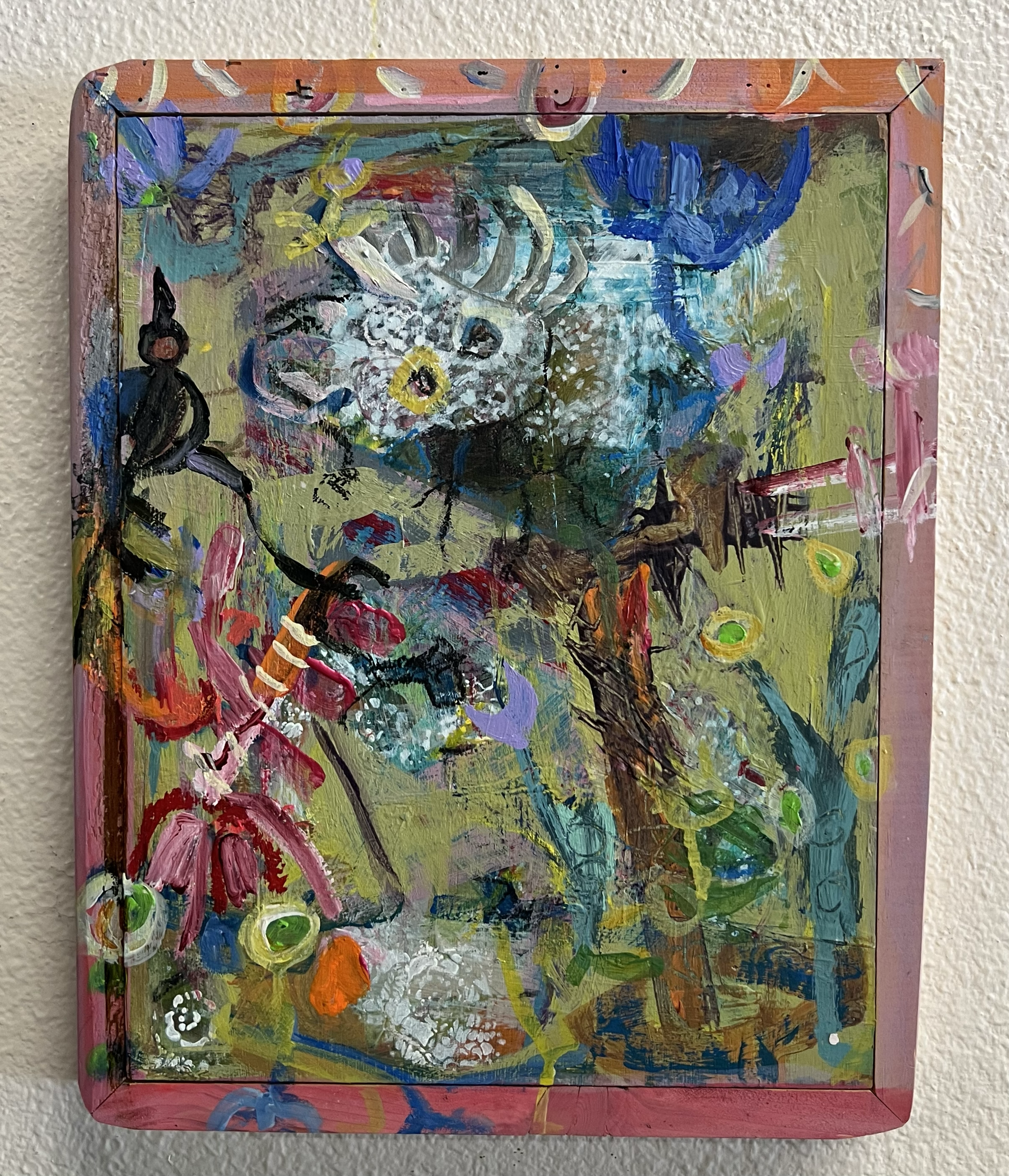 Picnic; Acrylic on canvas; 12x8 in