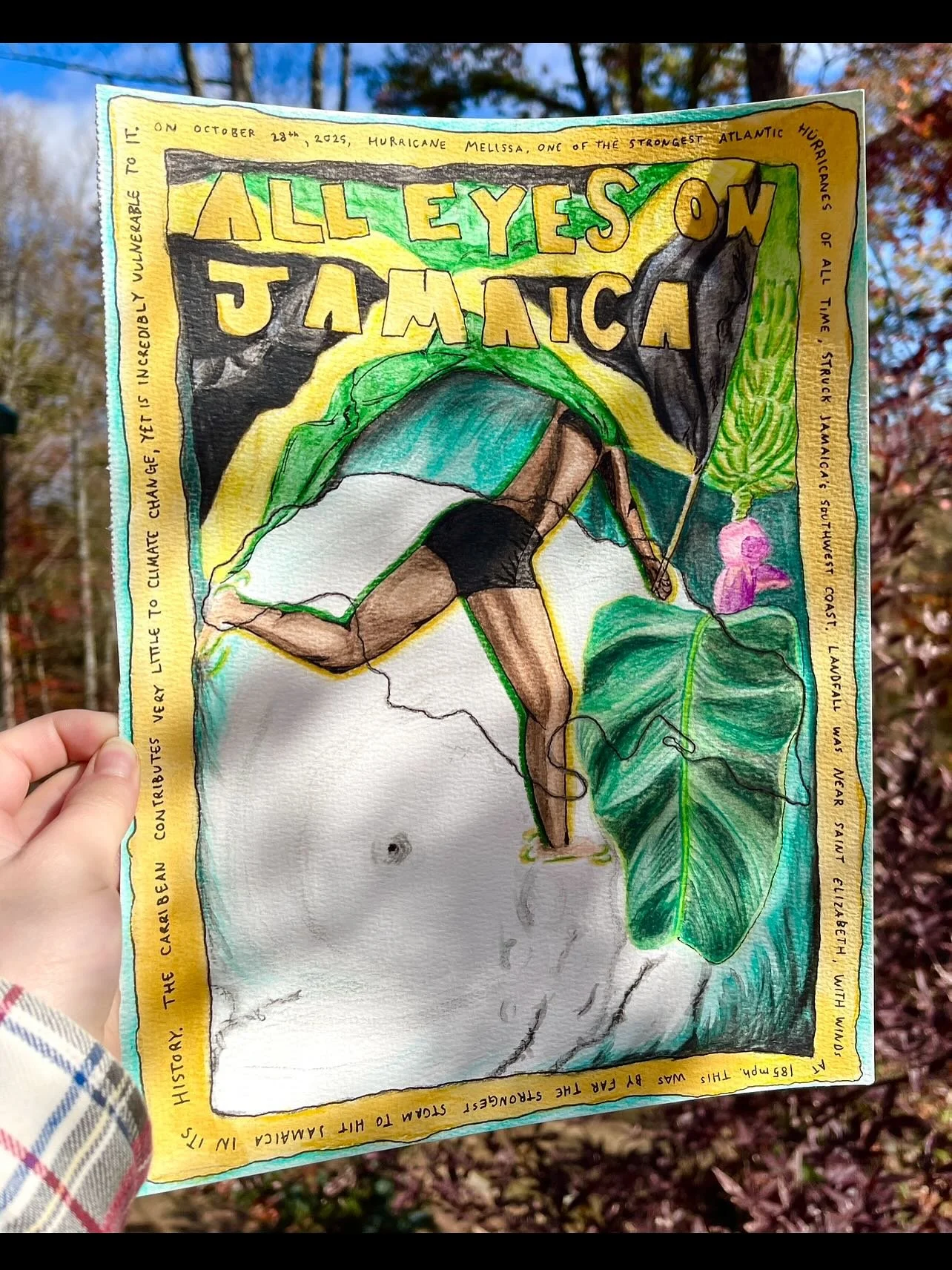 I will be selling this print and donating 50% of proceeds to @foodforthepoorja. The prints will be 8.5&rdquo;x11&rdquo; and are $15.

COMMENT: JAMAICA, and I will send you a preorder form/venmo information. Otherwise you can DM me directly and I will