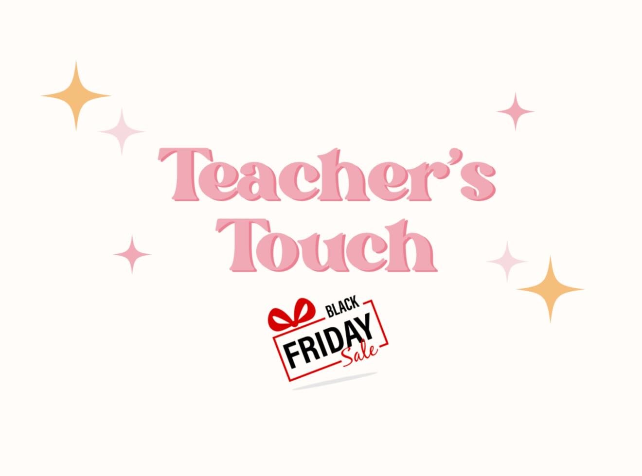 Check out our stories to find BLACK FRIDAY DEALS happening TODAY ONLY 11.28.25 ✨💰👀 
#teacherstouch #blackfriday #blackfridaysale #blackfridaydeals #blackfridayshopping #discounts #christmasgifts #custombanners #christmasbanners #teachergifts #offic