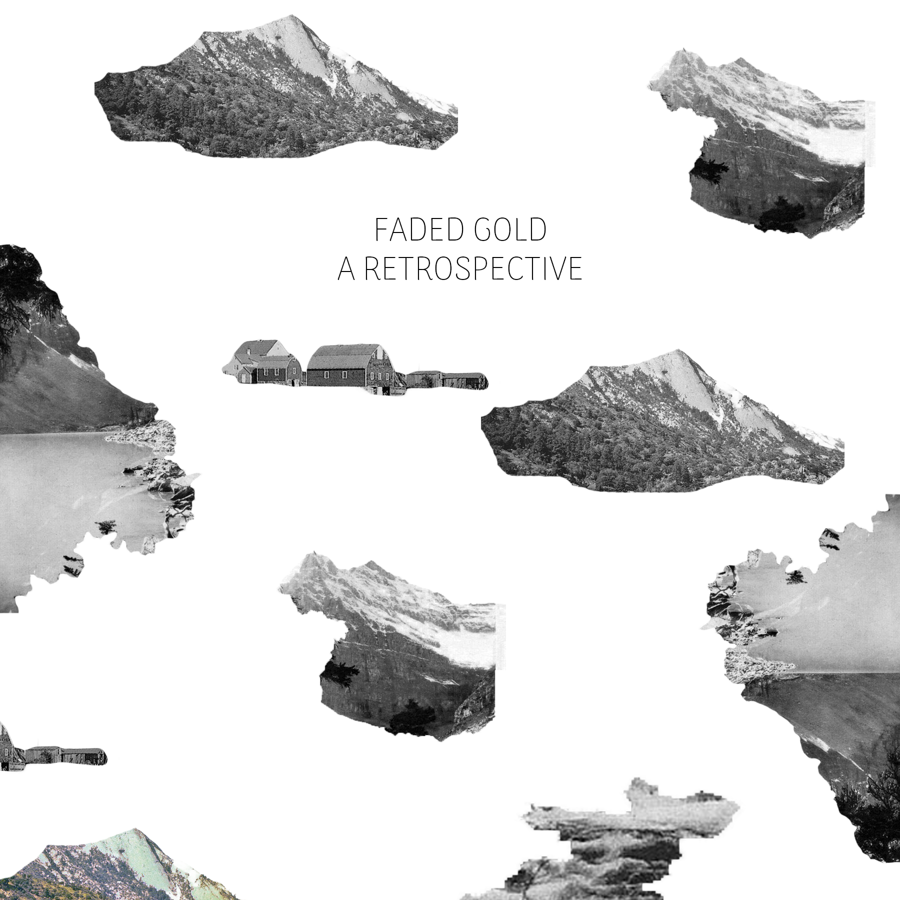Faded Gold A Retrospective Cover Art Design by Stefanie Chew Collage