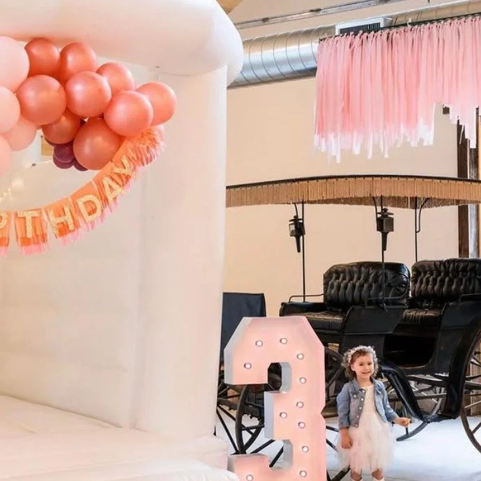 Bringing the bounce back to Southern Oregon — reimagined in white. ✨
Our all-white inflatables turn any backyard, wedding, or celebration into something luminous.
🏡 Serving Jackson & Josephine Counties
🪩 Delivery • Setup • Take