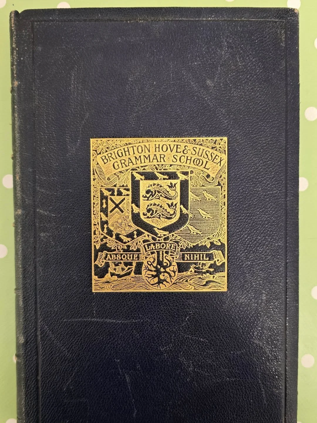 Happy #worldbookday! On display at our festival will be this original 1912 copy of The Past and Present Magazine. Its cover features the school&rsquo;s emblem, and inside are photos from the opening ceremony of the school's new site.