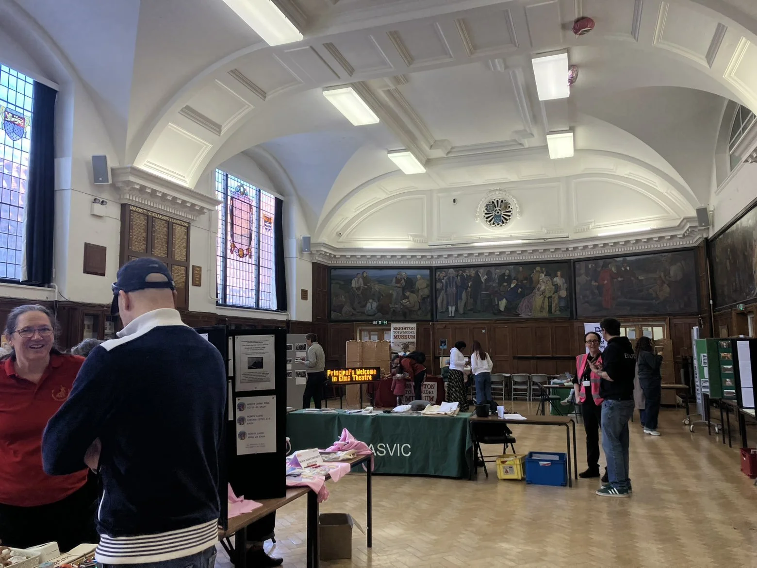 View across the Main Hall