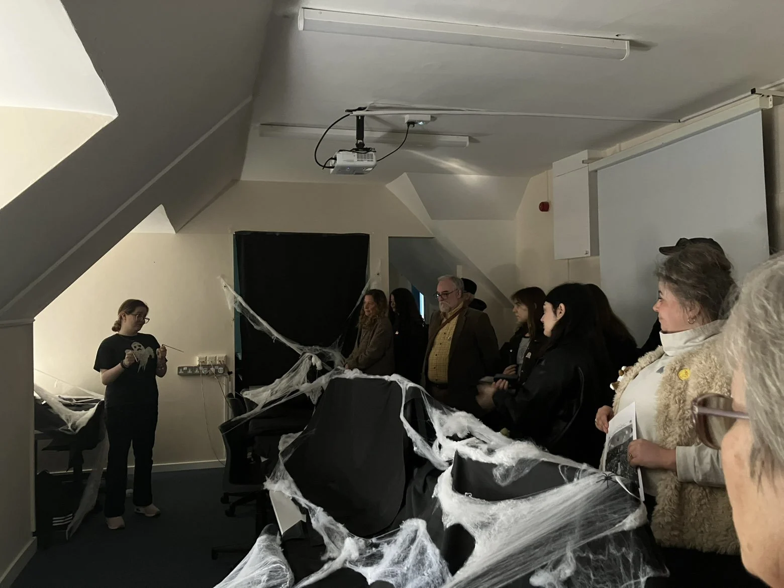 Participants had the chance to meet and speak to the ghost of Matron, in her original flat